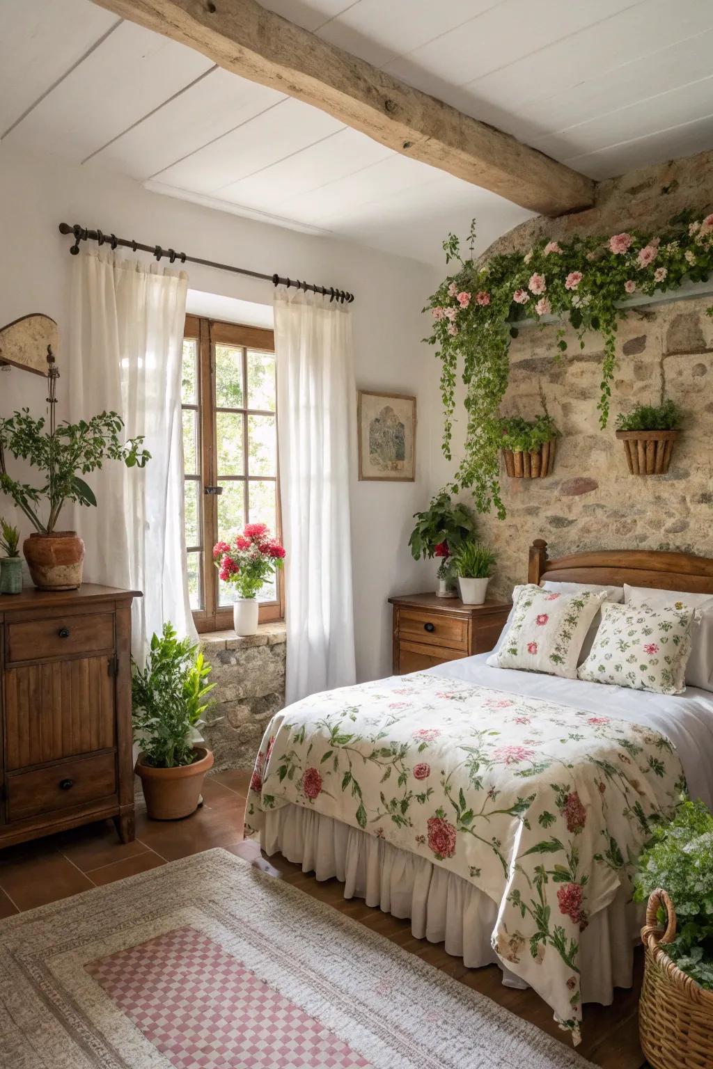 Decorative accents add personality and warmth.