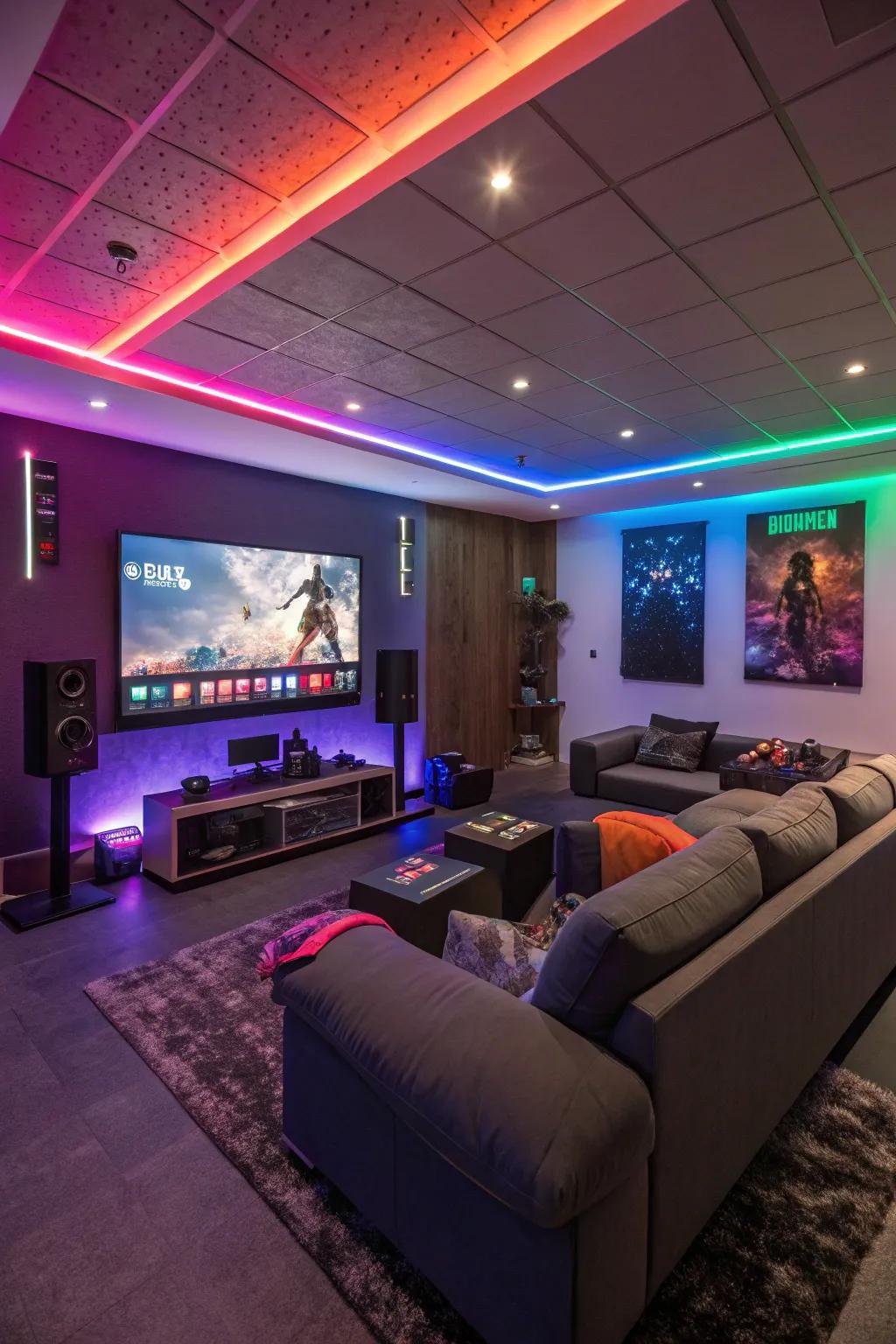 Intelligent lighting adjusts to your gaming style.