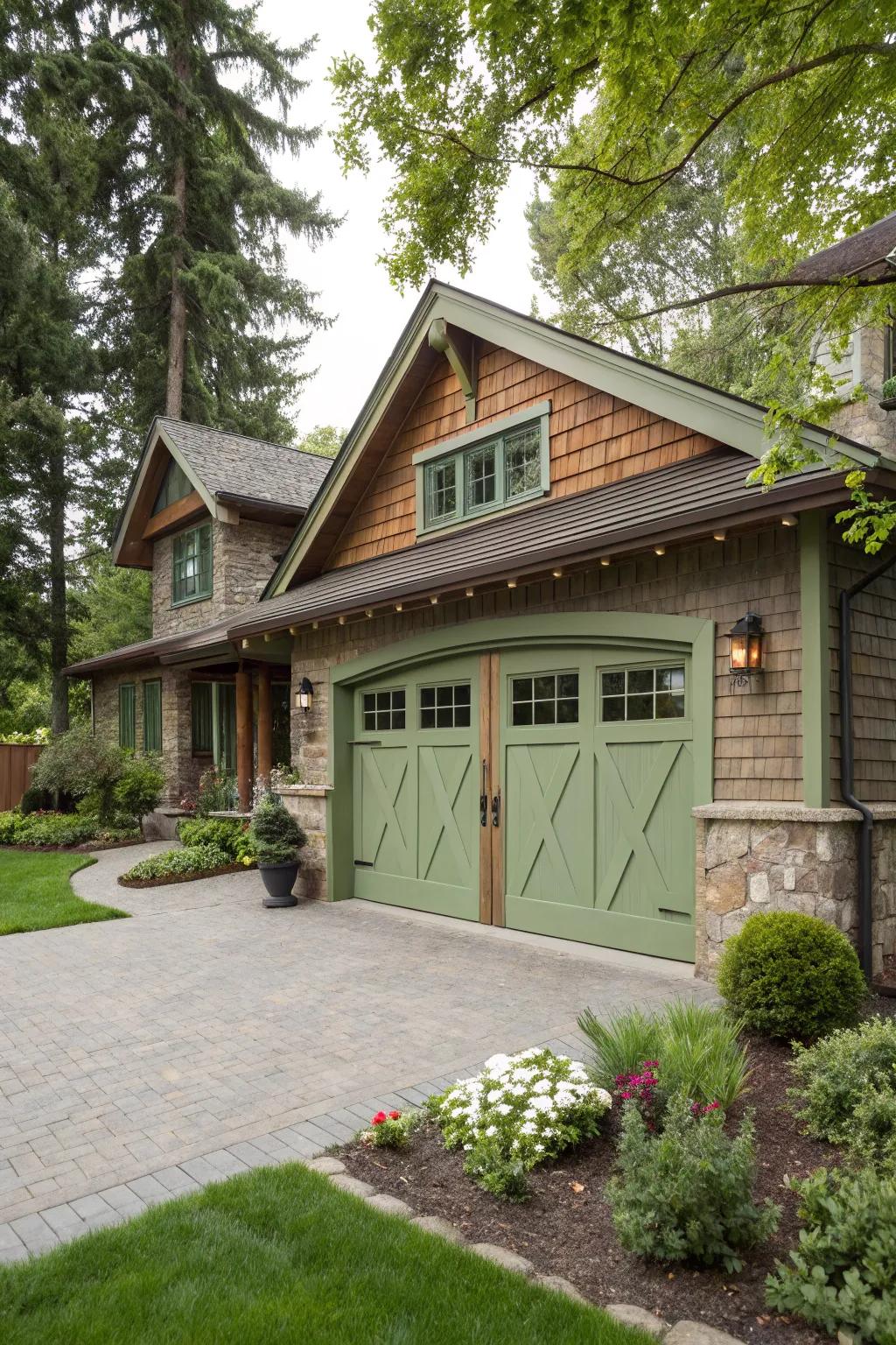 Fern green introduces understated allure and harmonizes with organic components.