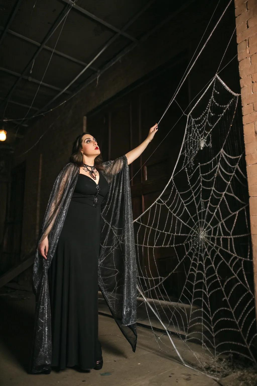 Rule the night as an elegant spider queen.