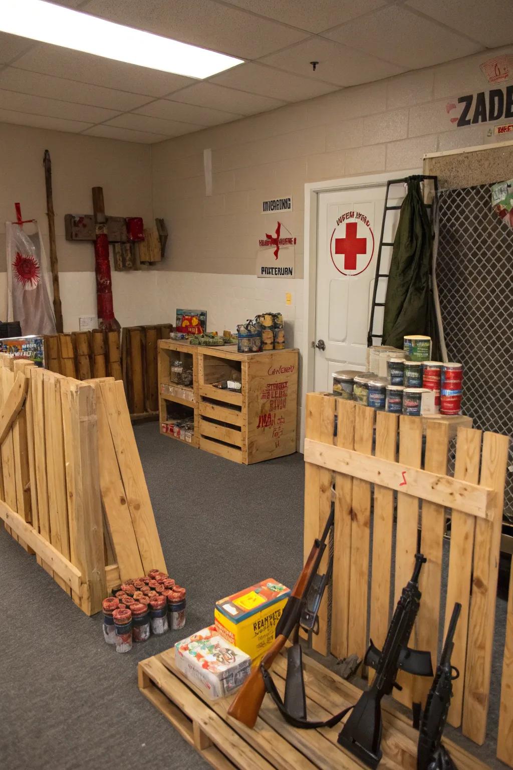 Prepare for a thrilling zombie end times celebration.