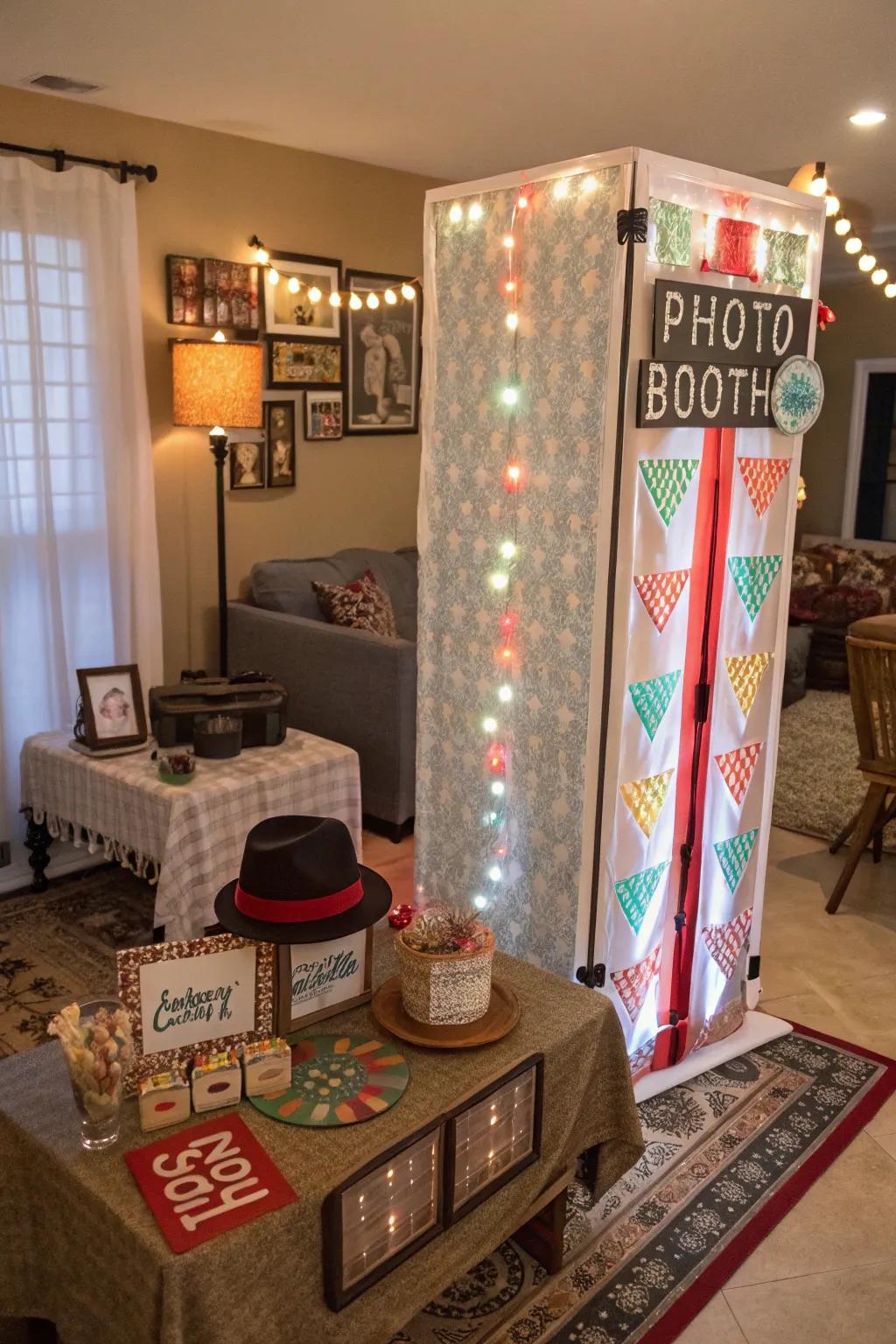 A playful snapshot area for capturing enjoyable memories