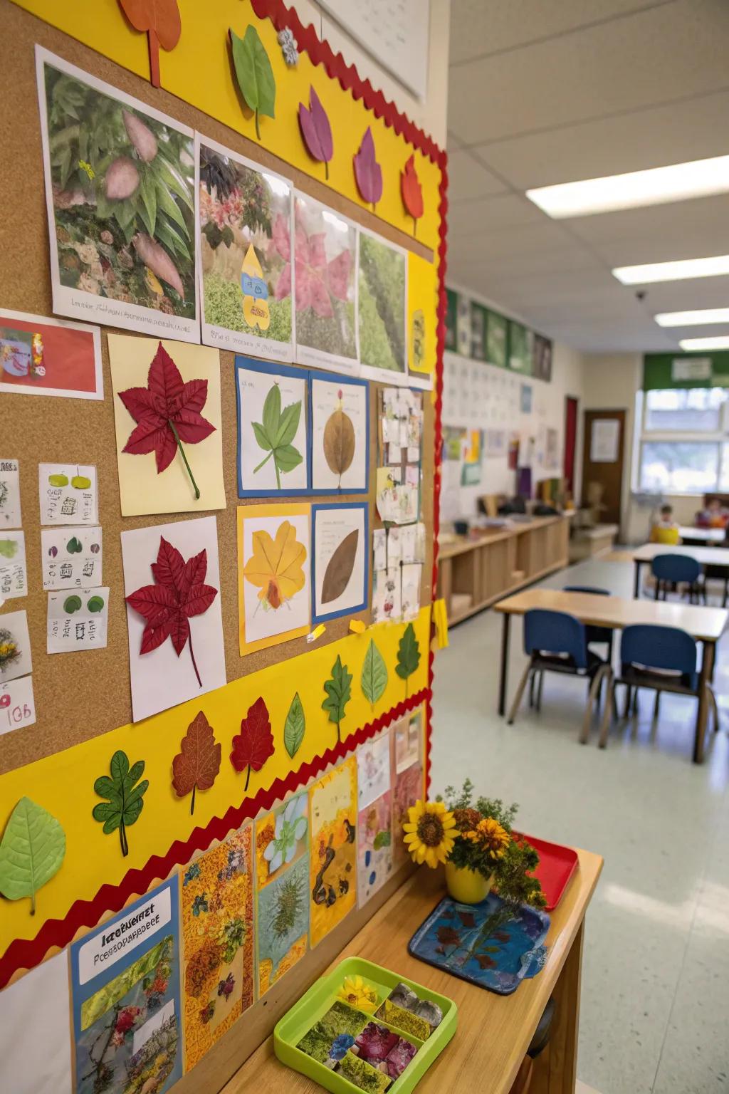 Uncover the vibrant colors of nature with this educational board.