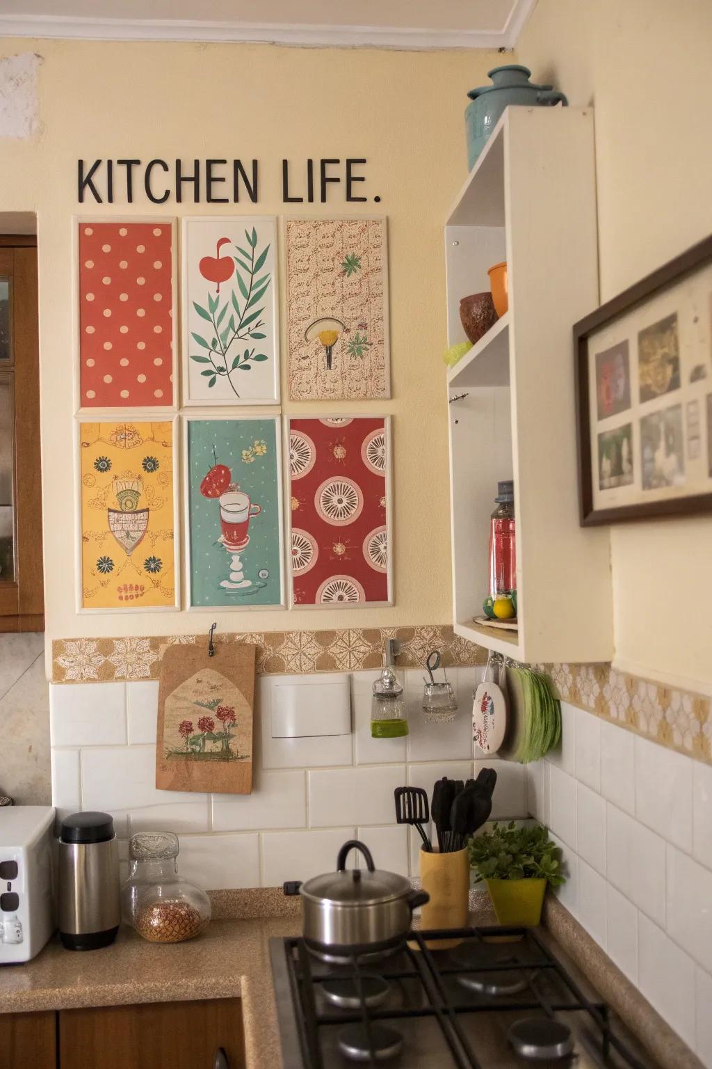 Philosophical kitchen prints for a thoughtful touch.
