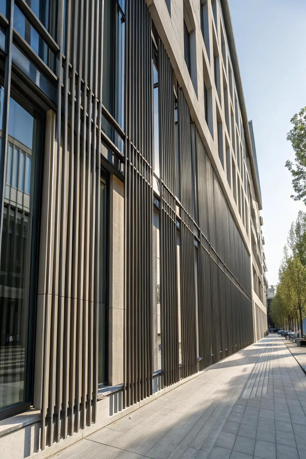 Upright tube shields contribute a distinctive structural element.