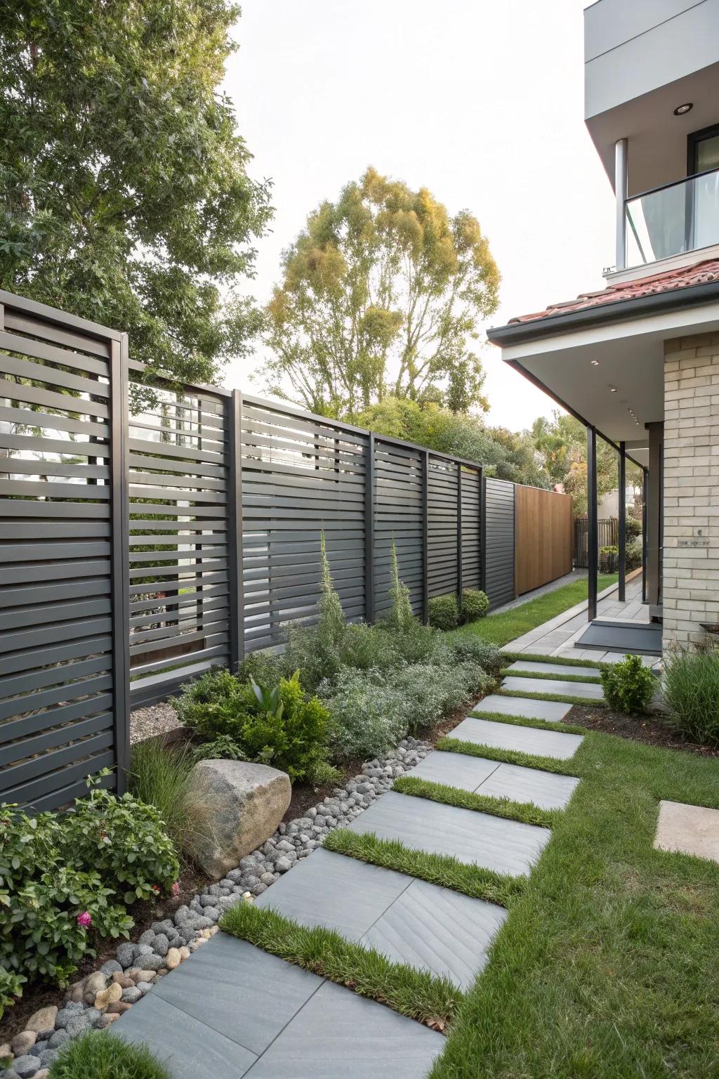 Even planks provide a sleek, cohesive look