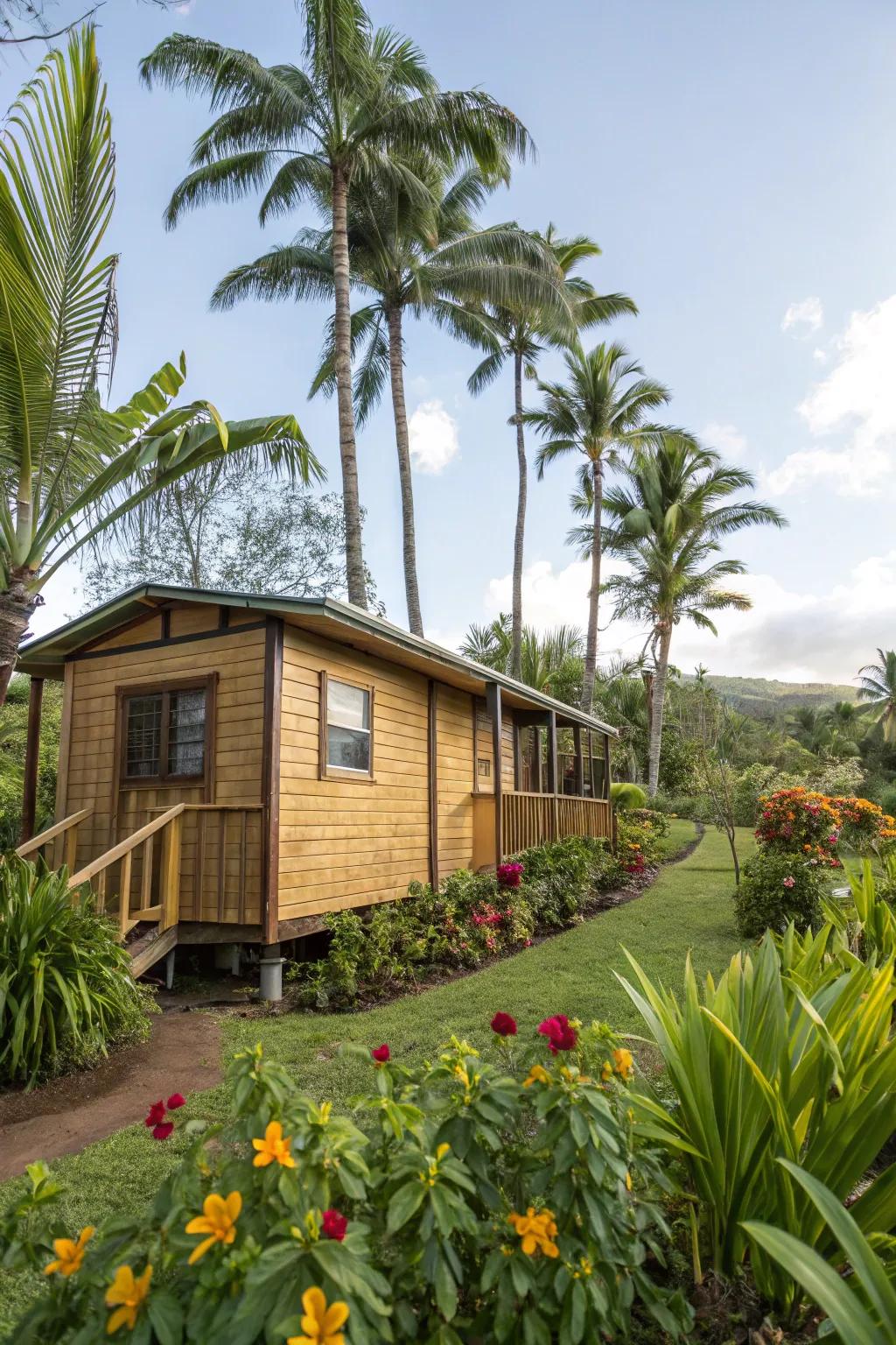 Embrace green living with environmentally-friendly cane siding.