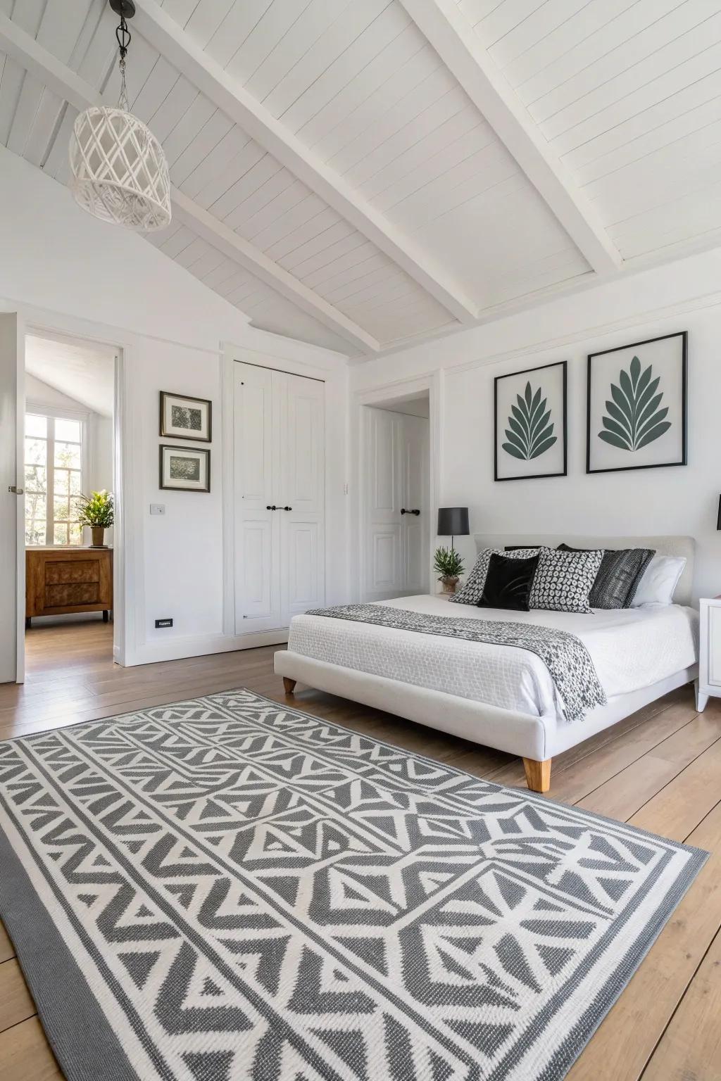 Shapes add a modern touch.