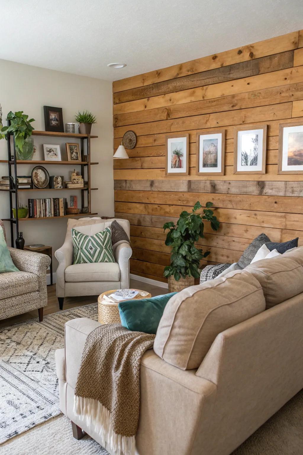 Feel fulfilled crafting your own DIY wood slat wall for a personalized touch.
