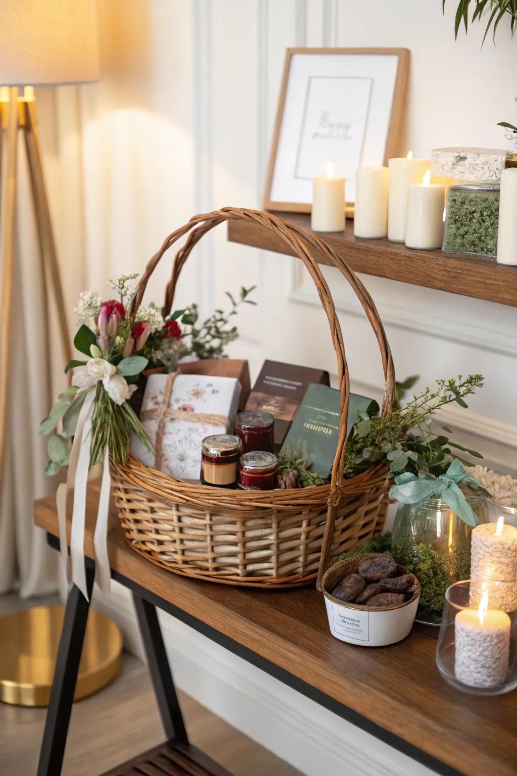 Aesthetic baskets that double as decor.