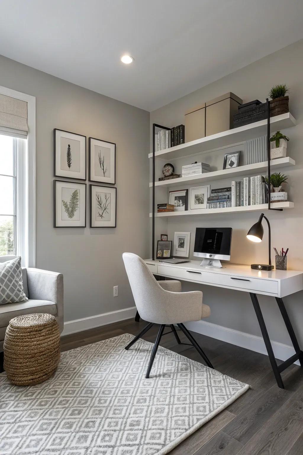 Realize a sleek, contemporary style using minimalist design principles.