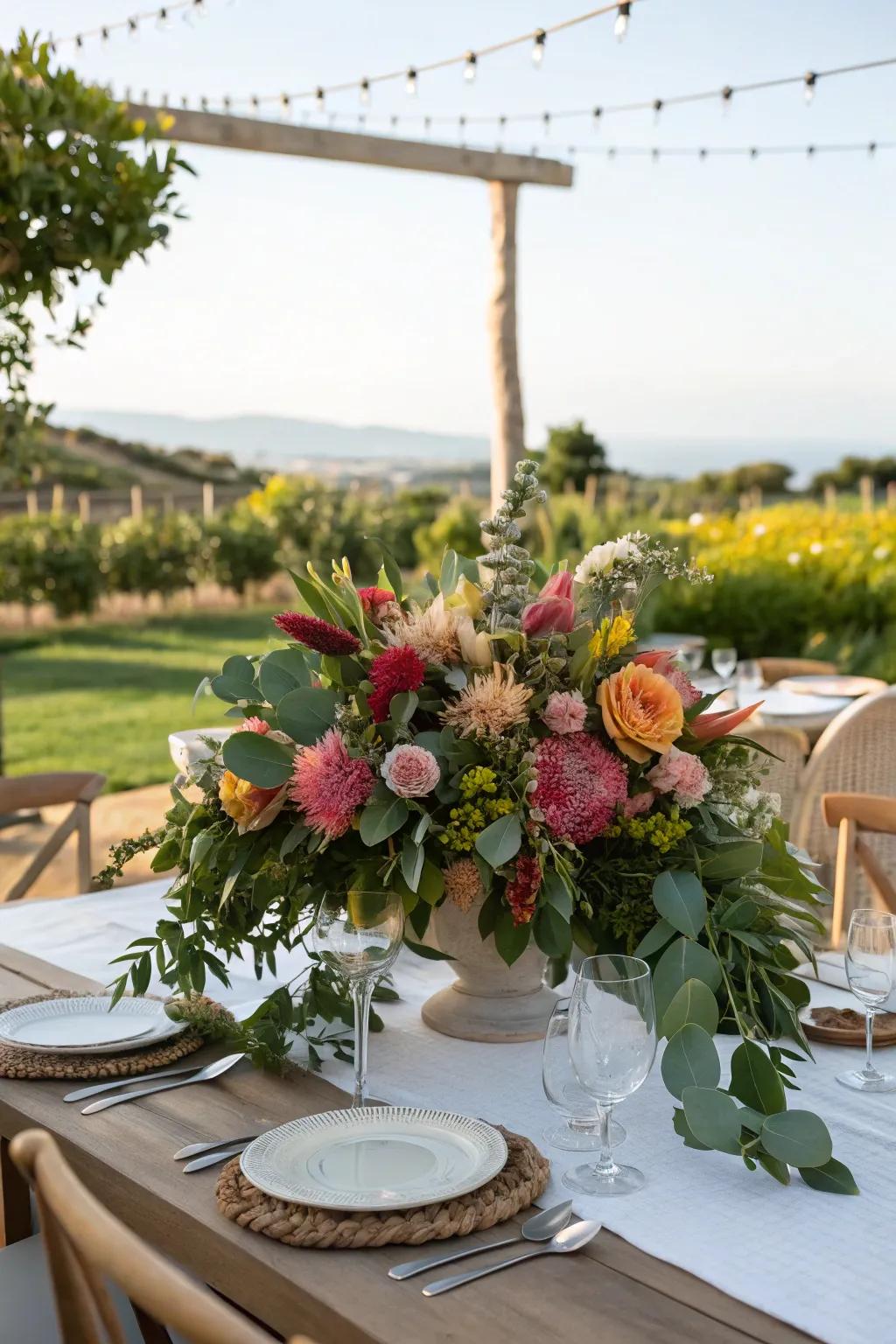 Magnificent flower plans are a timeless choice for any event.