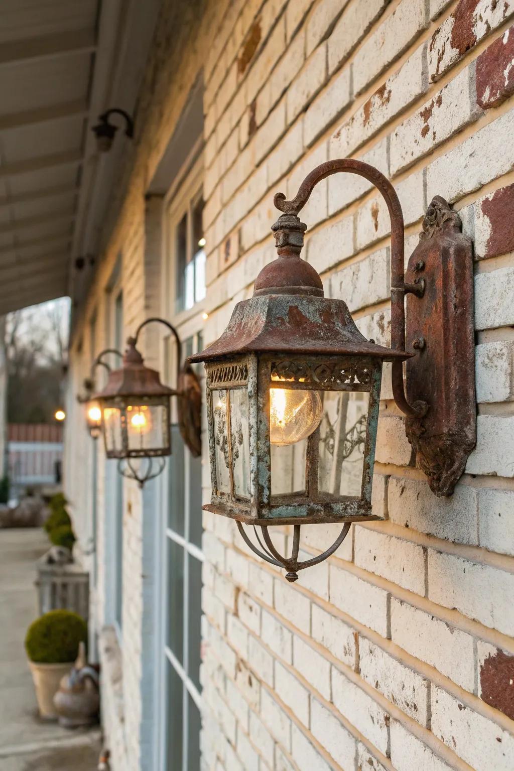 Retro lights bring nostalgic warmth to outdoor spaces.
