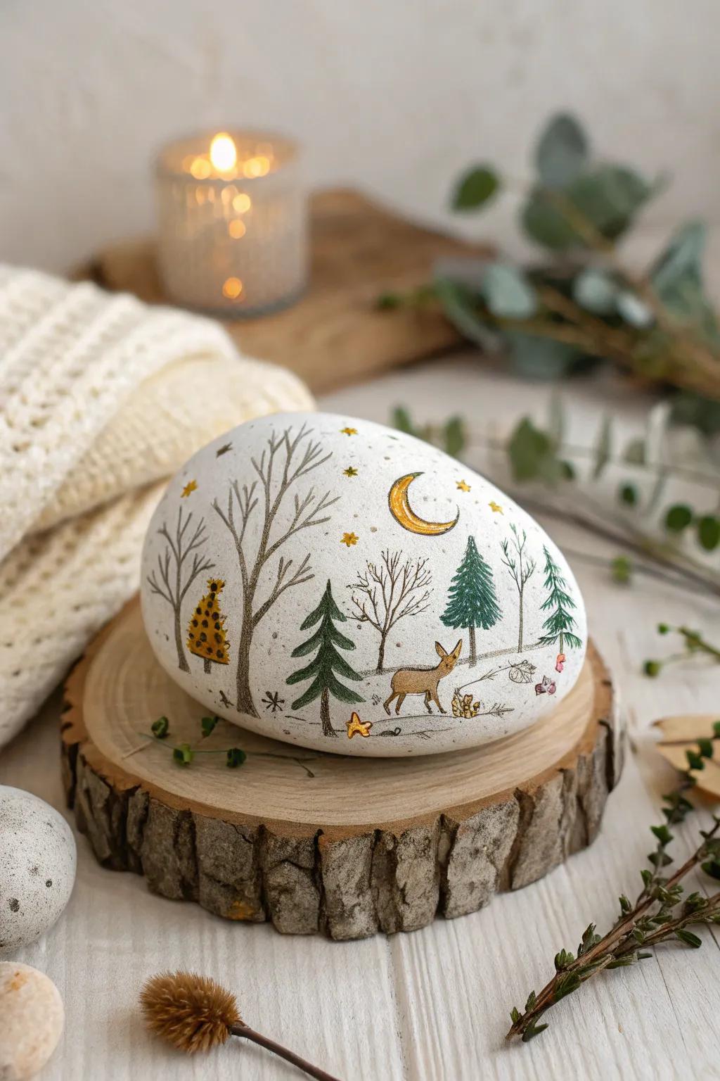 Let your mind run wild with story stones: a charming trip through an enchanted forest.