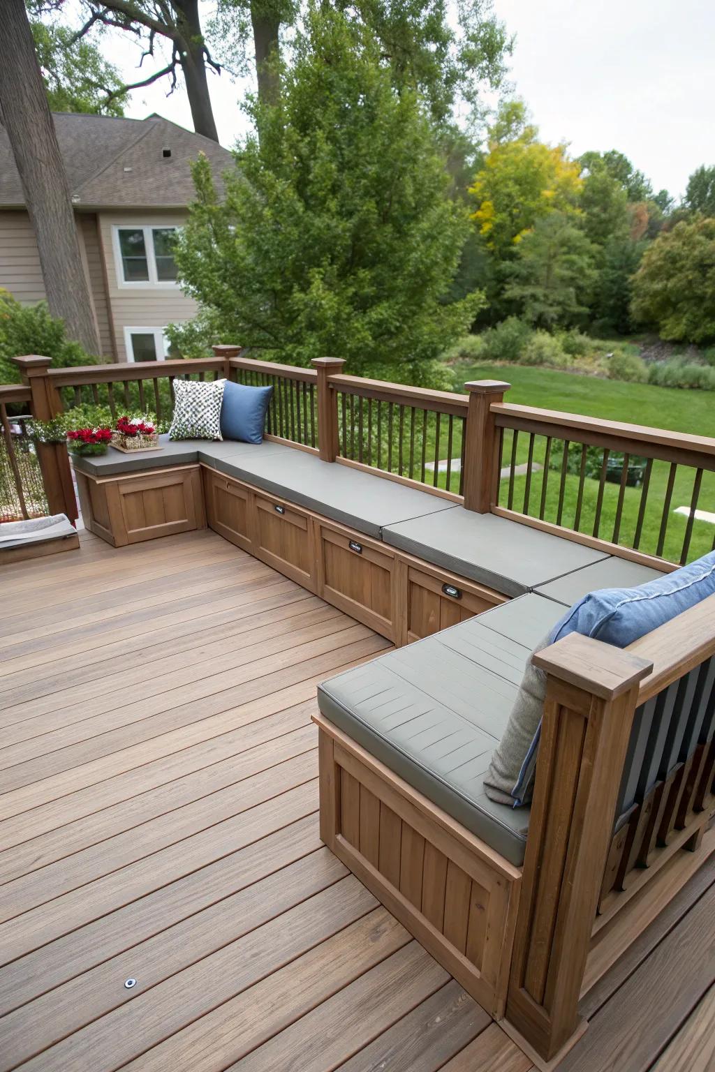 Amplify your deck's usability with thoughtful designs.