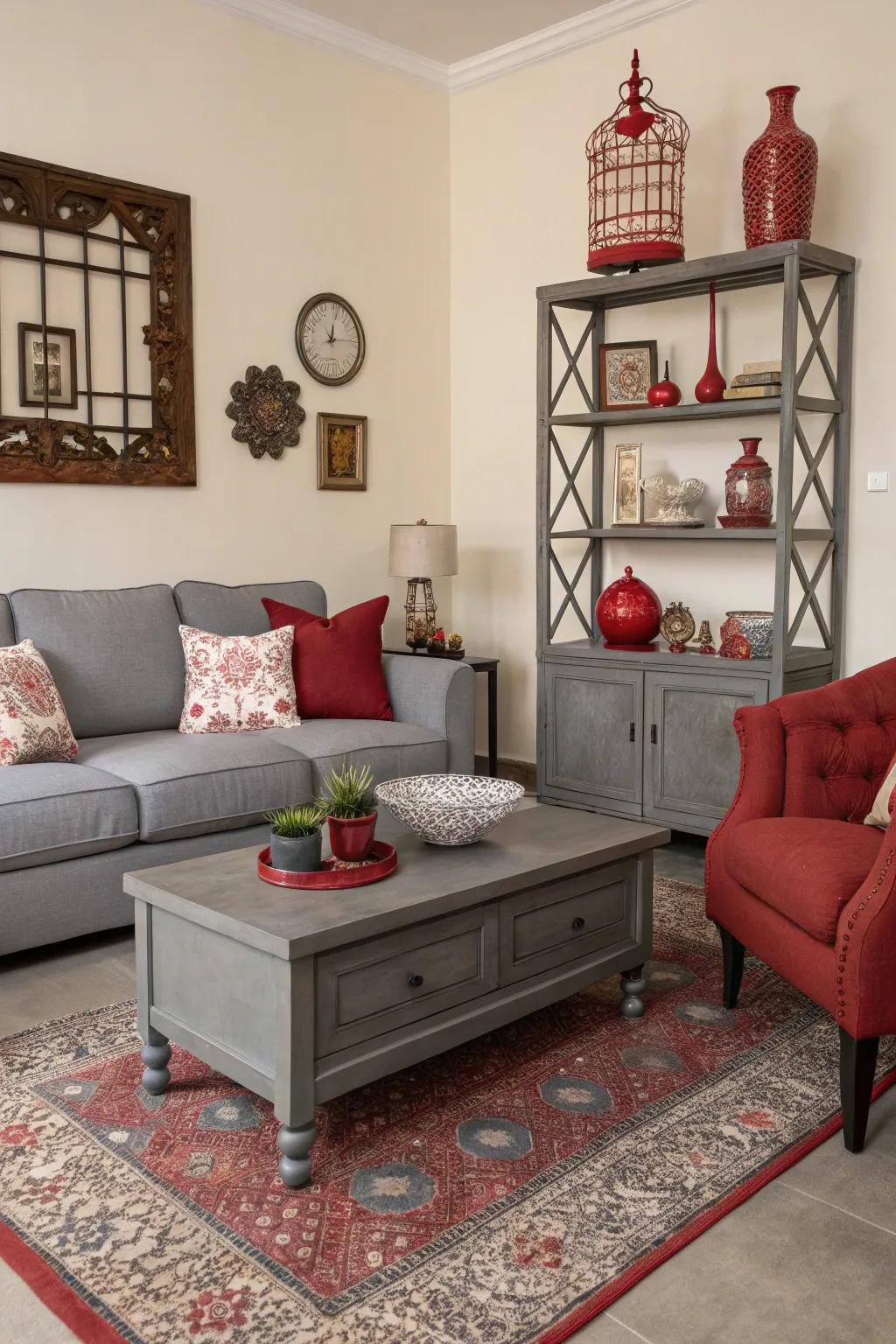 A mix of contemporary and classic elements offers a singular aesthetic.