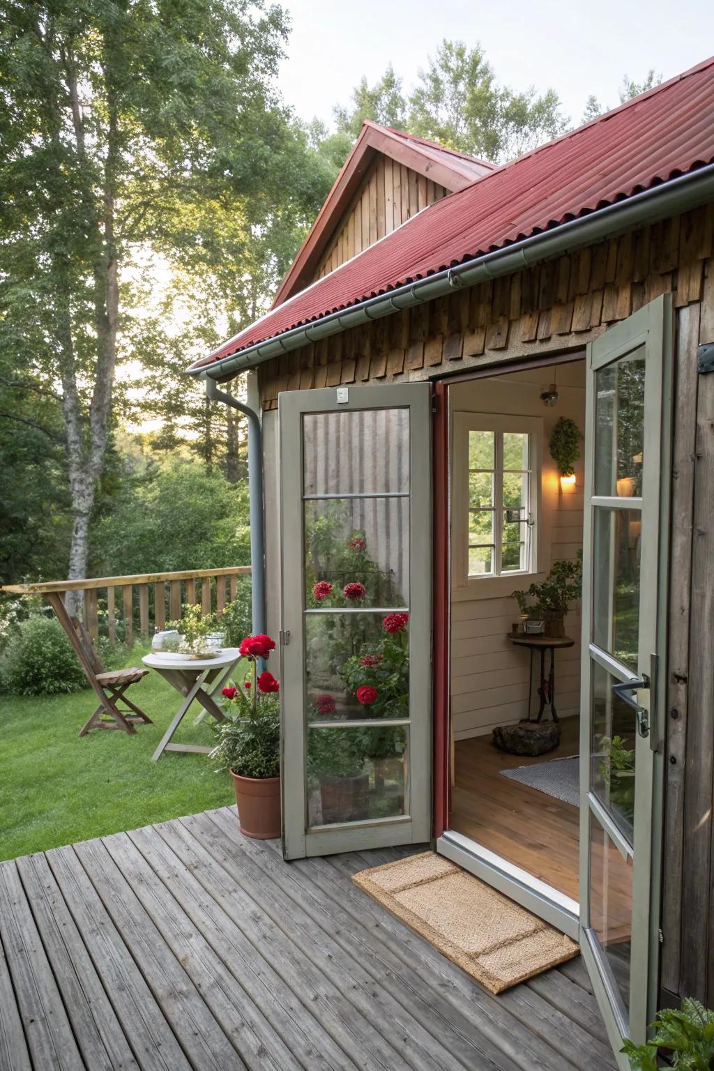 Seamless indoor-outdoor transitions enhance space and connection to nature.