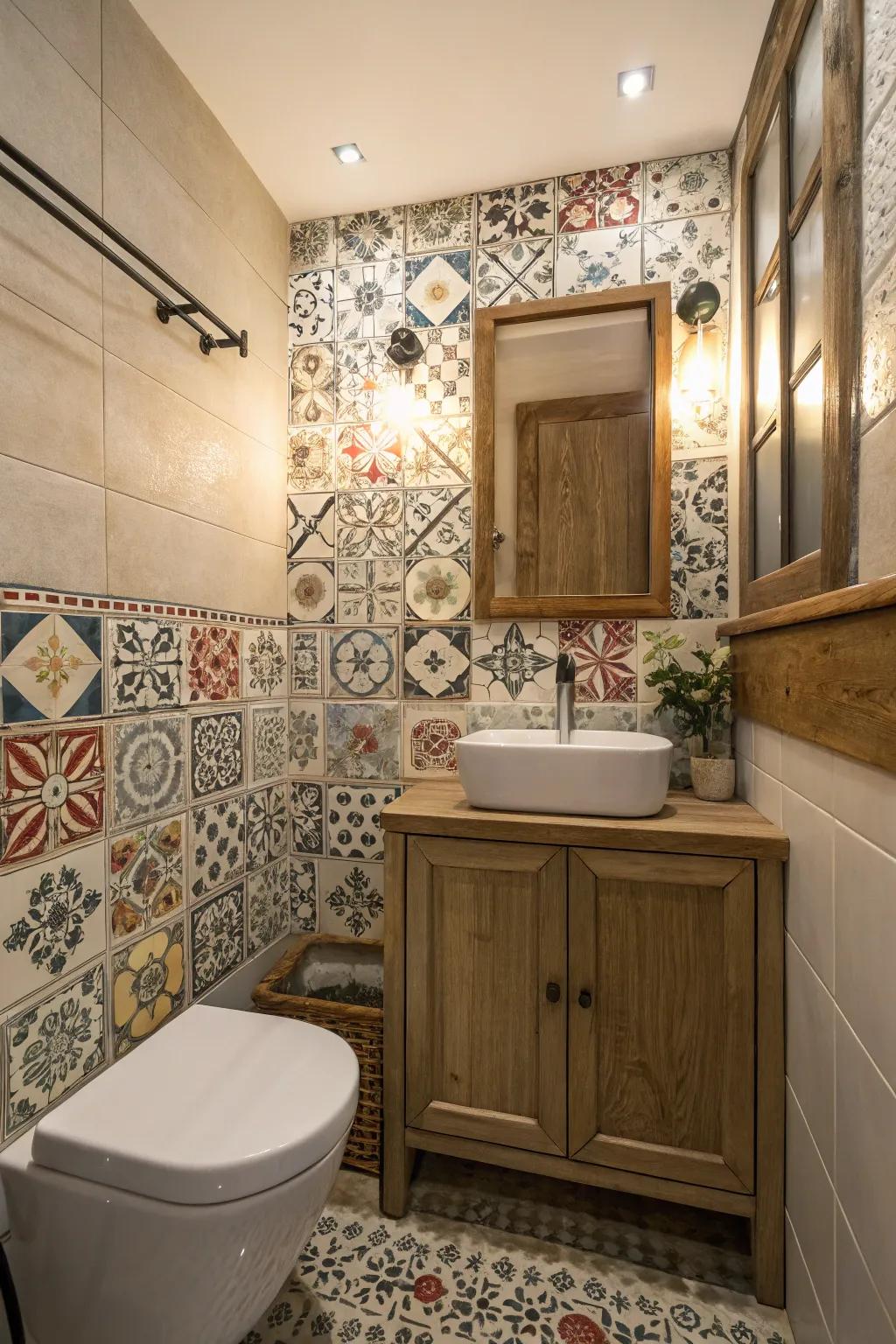 Combining patterns adds personality and charm.