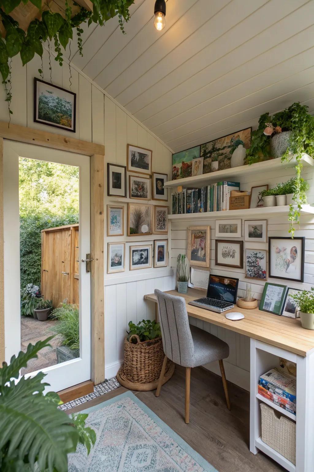 Tailored touches adding character to the office.