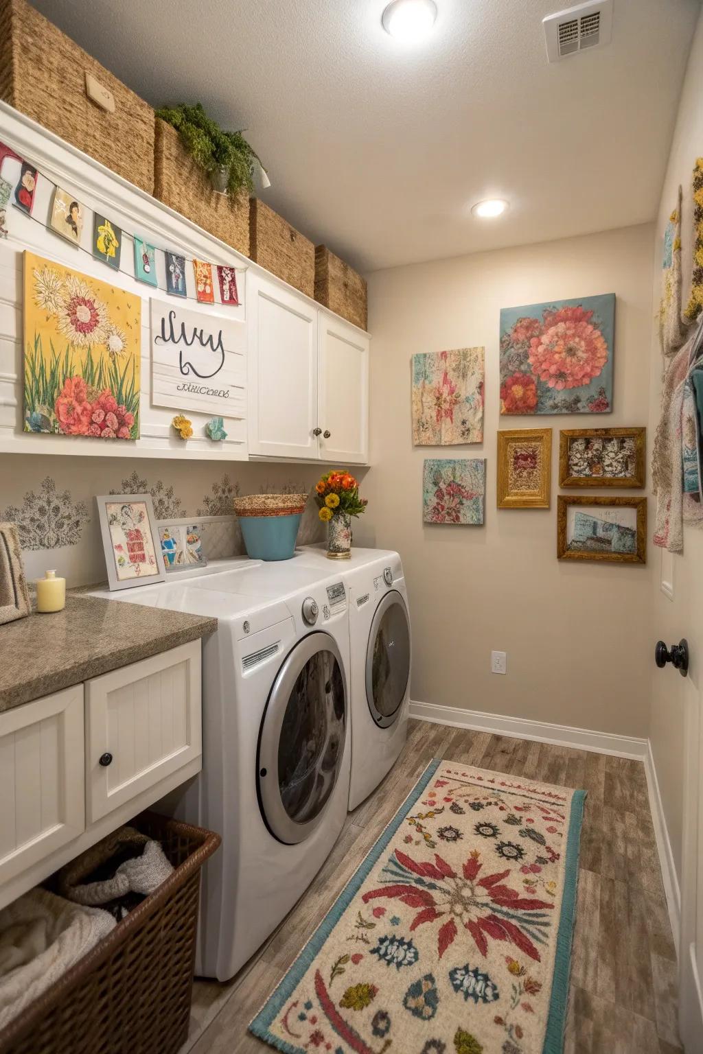 Express your style using individualized decoration touches.