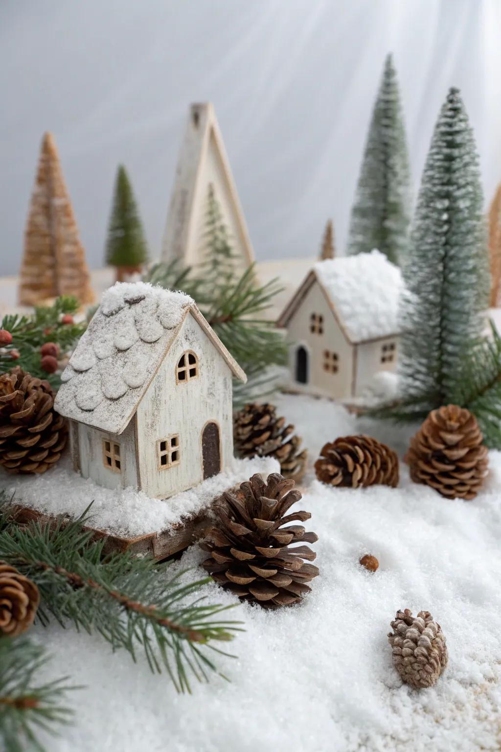 Unrefined elements introduce the outdoors into your village.