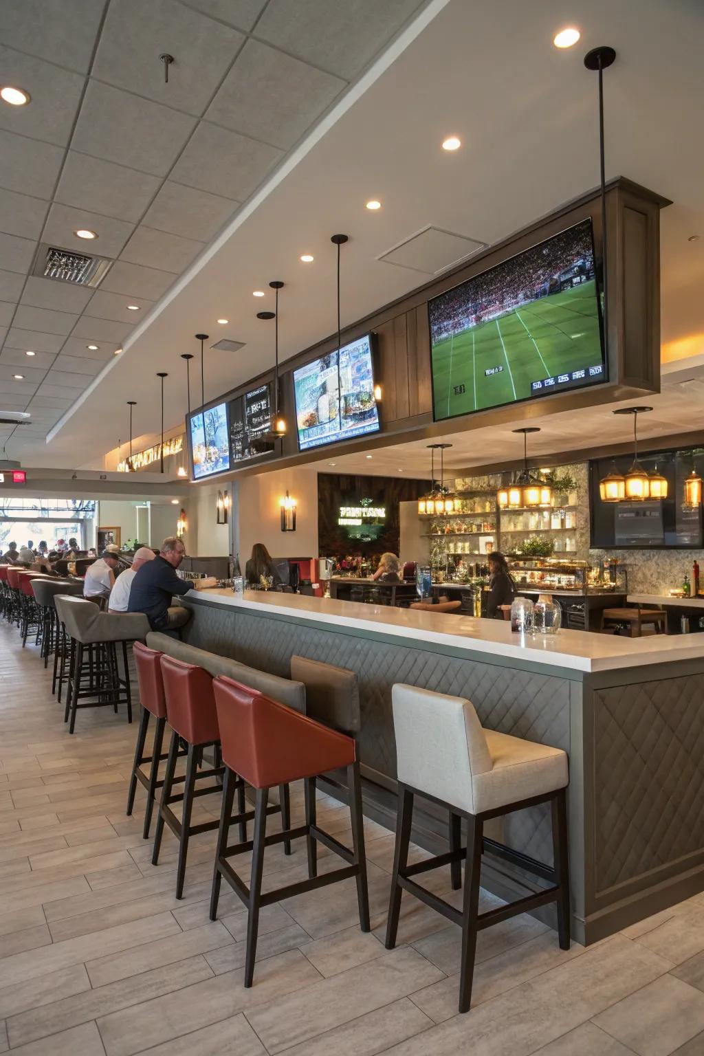 Modern aesthetics create a refined and welcoming environment.