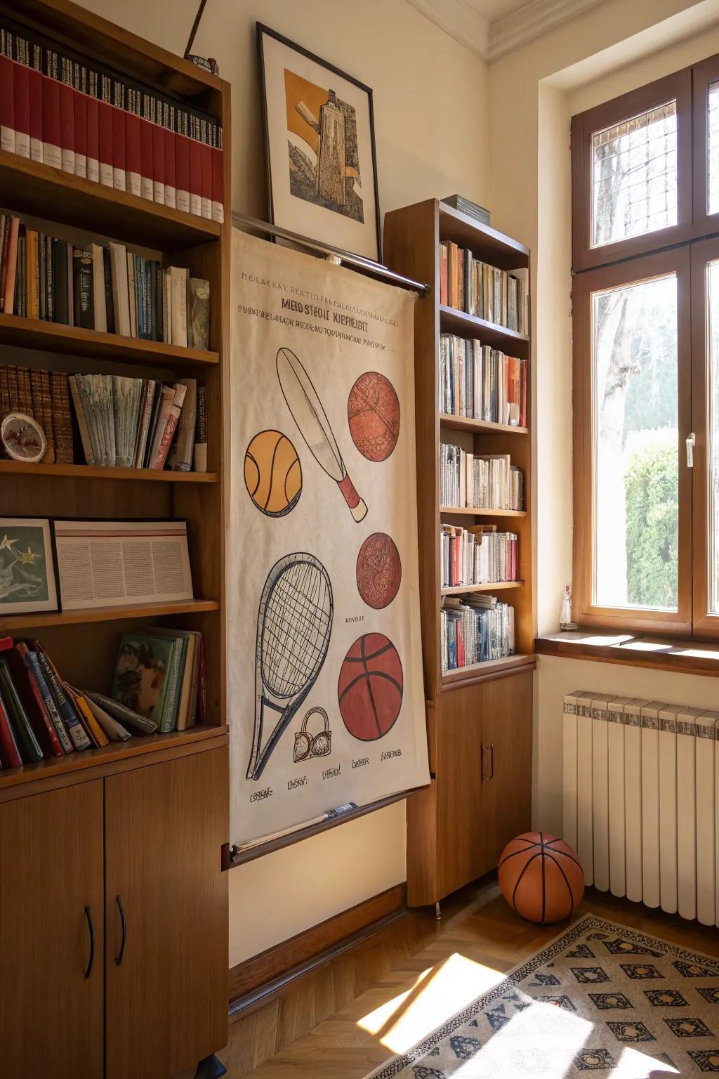 Uncover artistry in athletic gear through graphic arts.