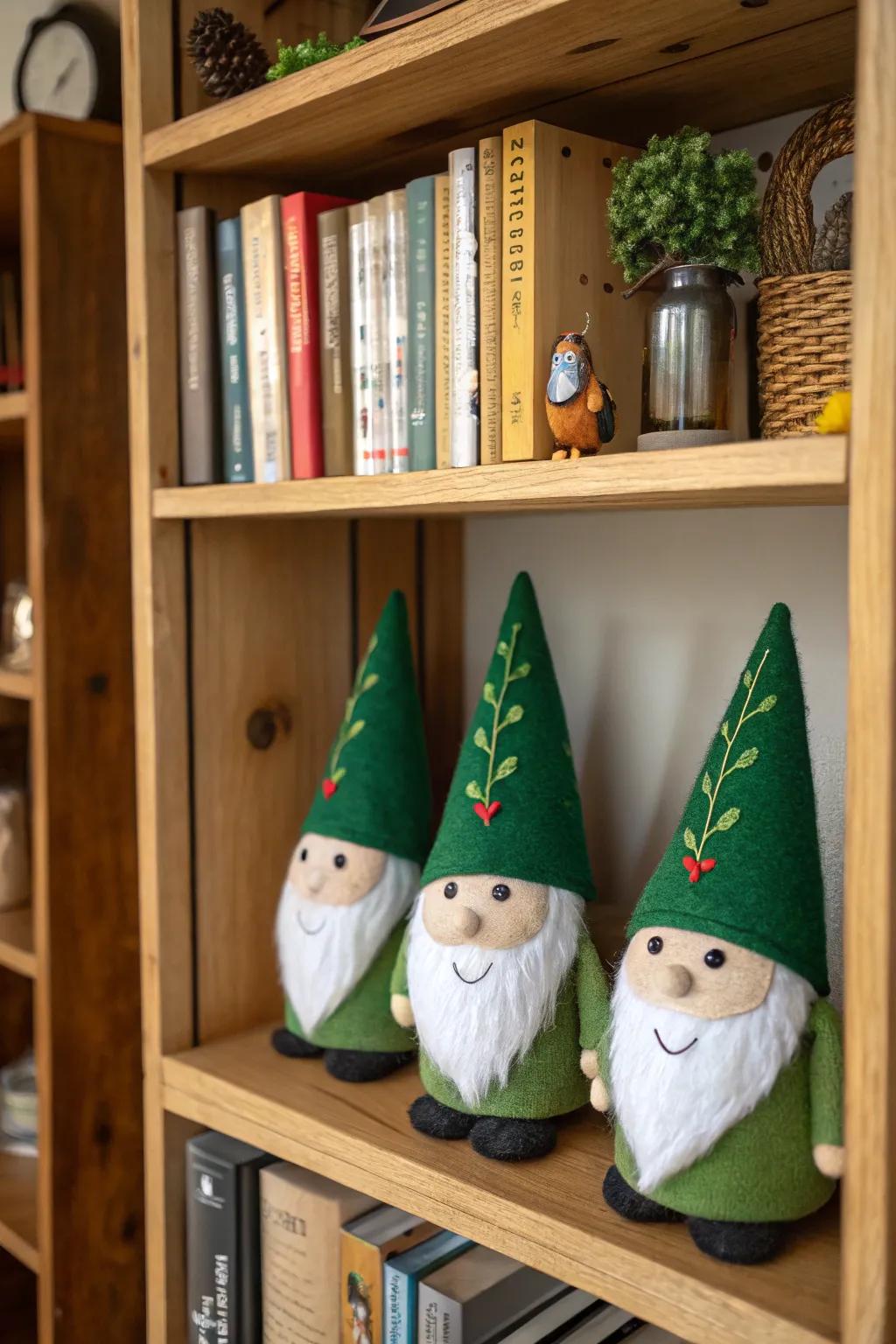 Incorporate an unconventional element through fortunate gnomes.