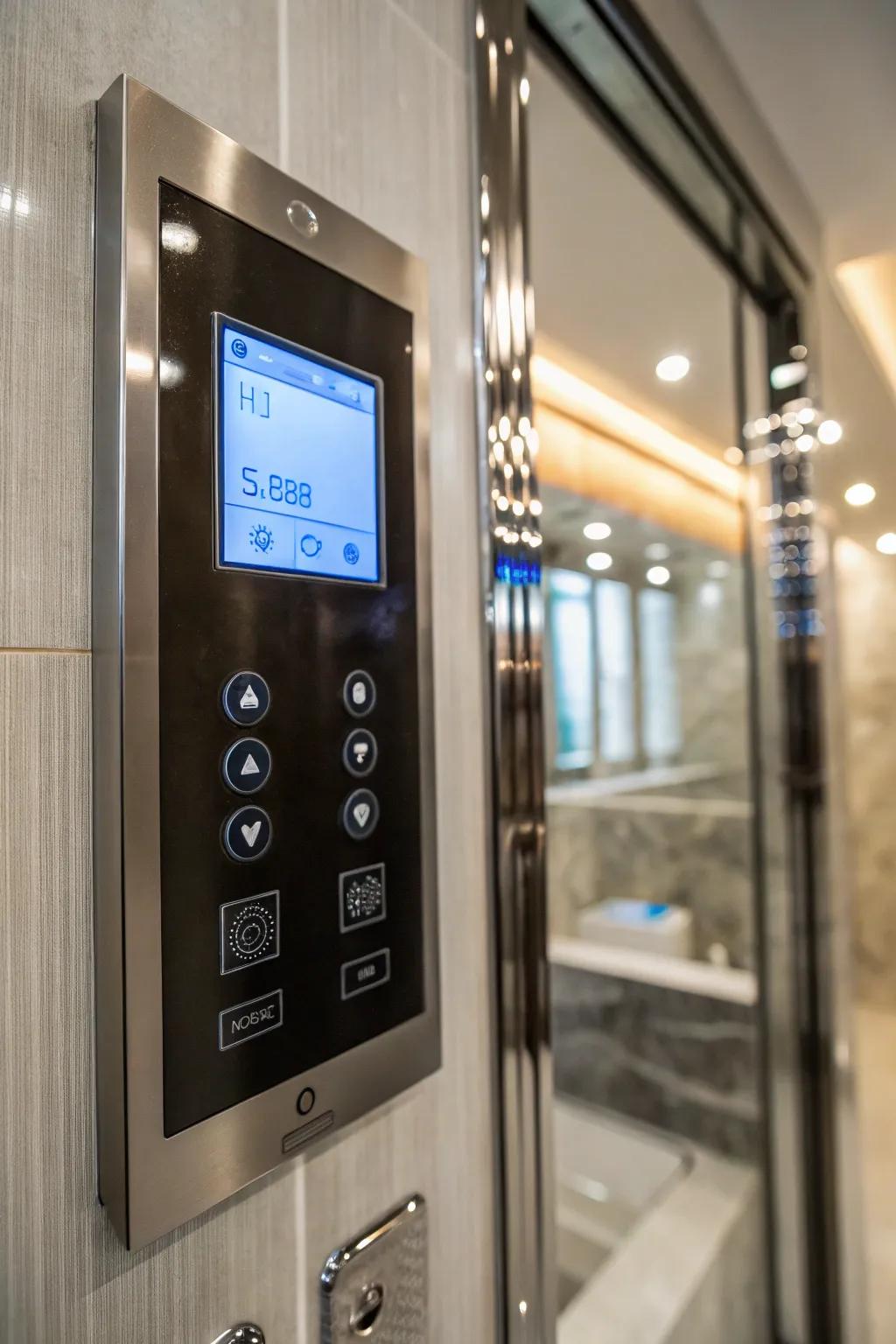 Digital controls bring convenience and innovation to steam enclosures.