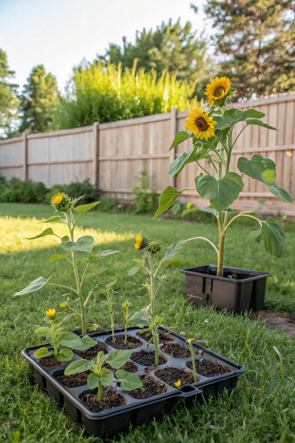 Sunny bloom garden starter kit bringing nature to life.