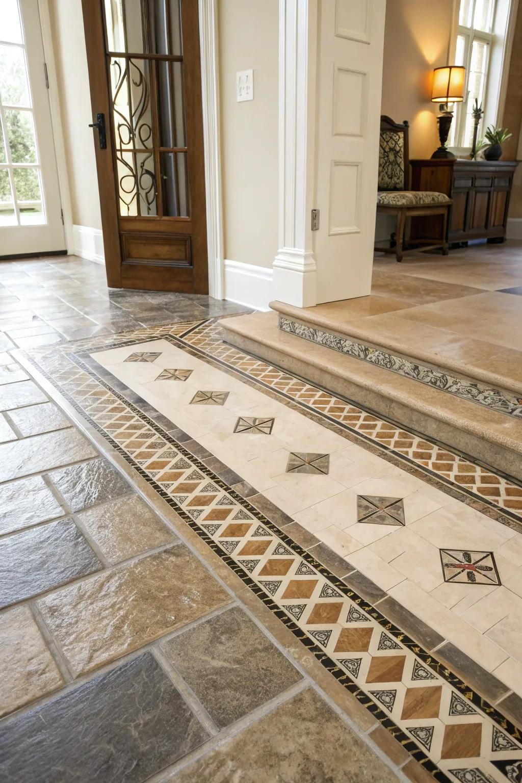 Accent borders append structure and refinement to conversions. <strong><em>Defining elegance!</em></strong>” loading=”lazy” class=”pimg”>
	</picture><figcaption>Accent borders append structure and refinement to conversions. <strong><em>Defining elegance!</em></strong></figcaption></figure>
<p>Fashion a <strong><em>border</em></strong> with accent tiles to characterize a conversion. This method is a personal favorite for appending structure and refinement to open areas. <strong><em>Framing perfection</em></strong></p>
<h3>Products that could assist:</h3>
<ul class=