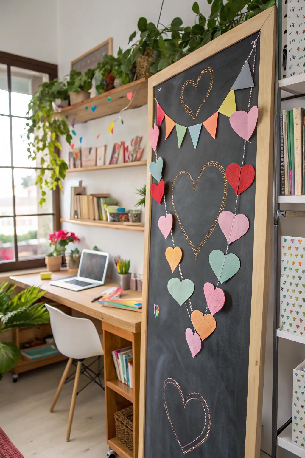 Craft elements bring your slateboard to life.