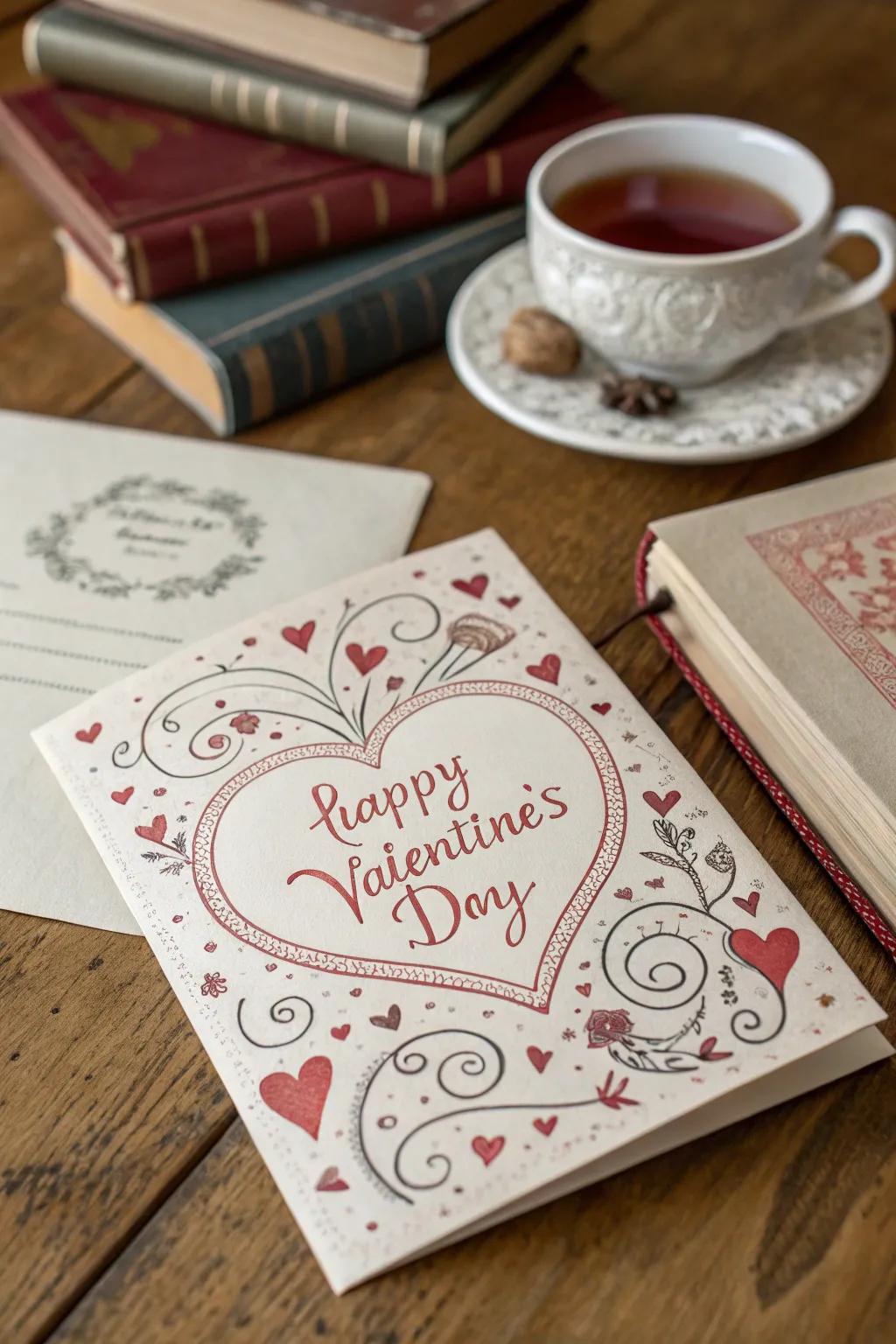 A handmade greeting that speaks from the heart