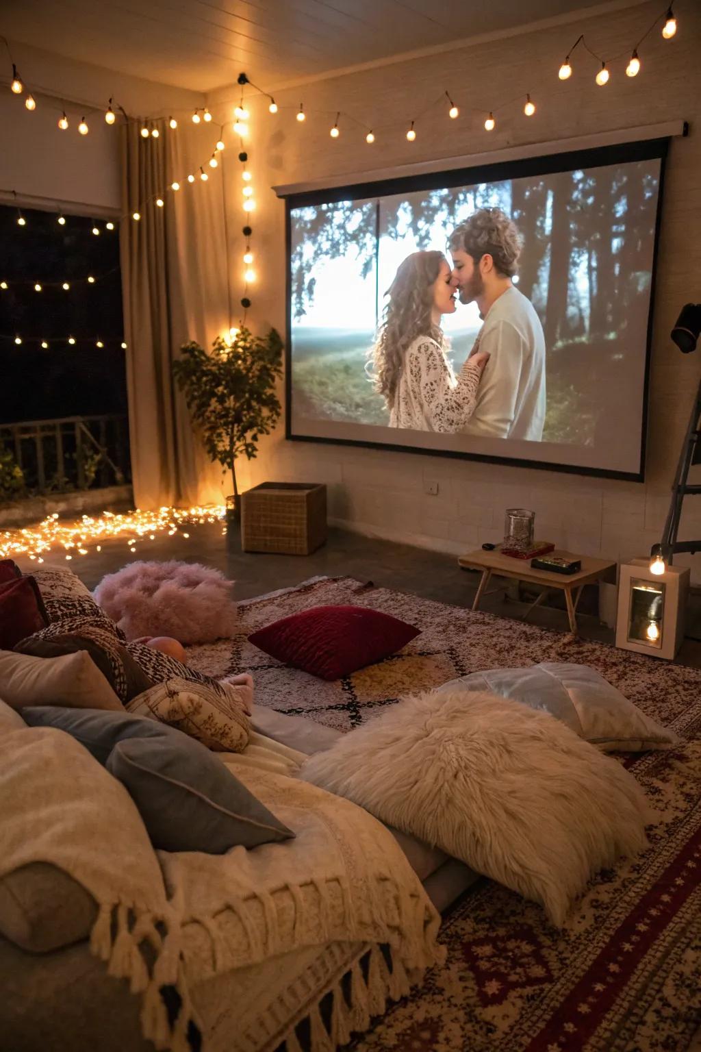 Unwind using a themed film event for Valentine's celebrations.