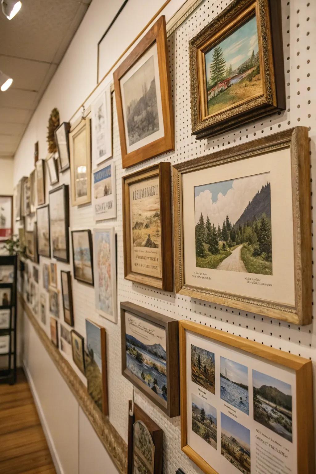 A custom gallery exhibit featuring timeless keepsakes