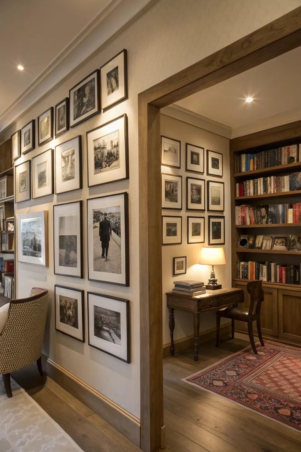 Photo encasements conserve cherished memories.