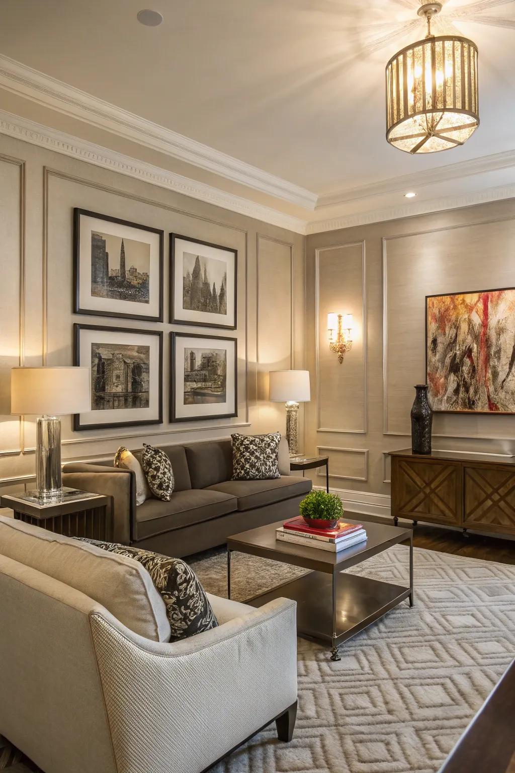 Neutral tones create an adaptable and calming backdrop.