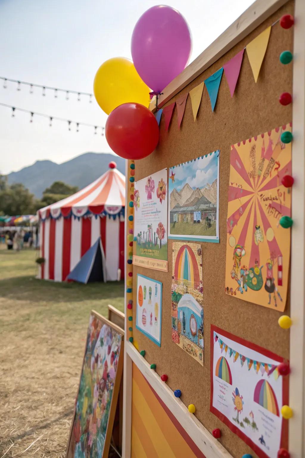 A carnival-inspired board to bring a fun and festive vibe to the start of the school year.