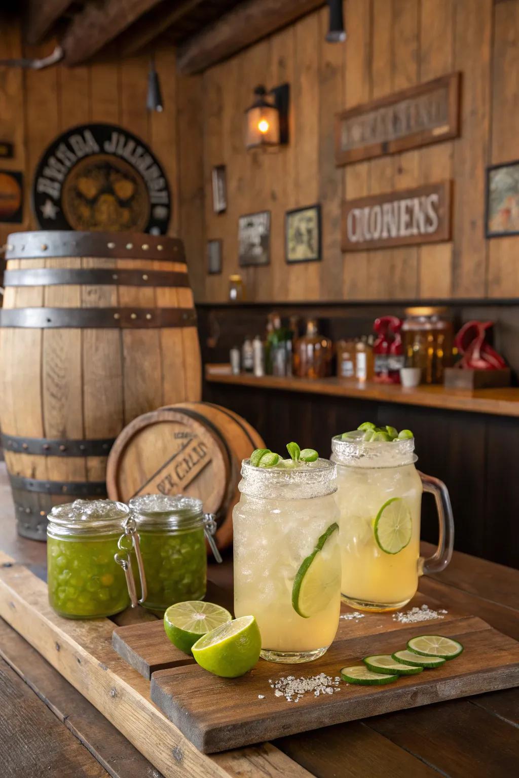 Cowpoke margaritas are a refreshing signature drink.
