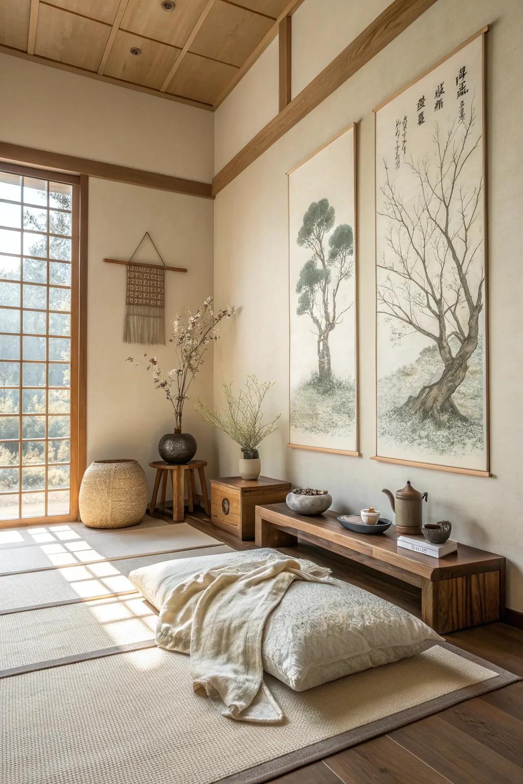 Let your walls say the words of simple looks and peace.