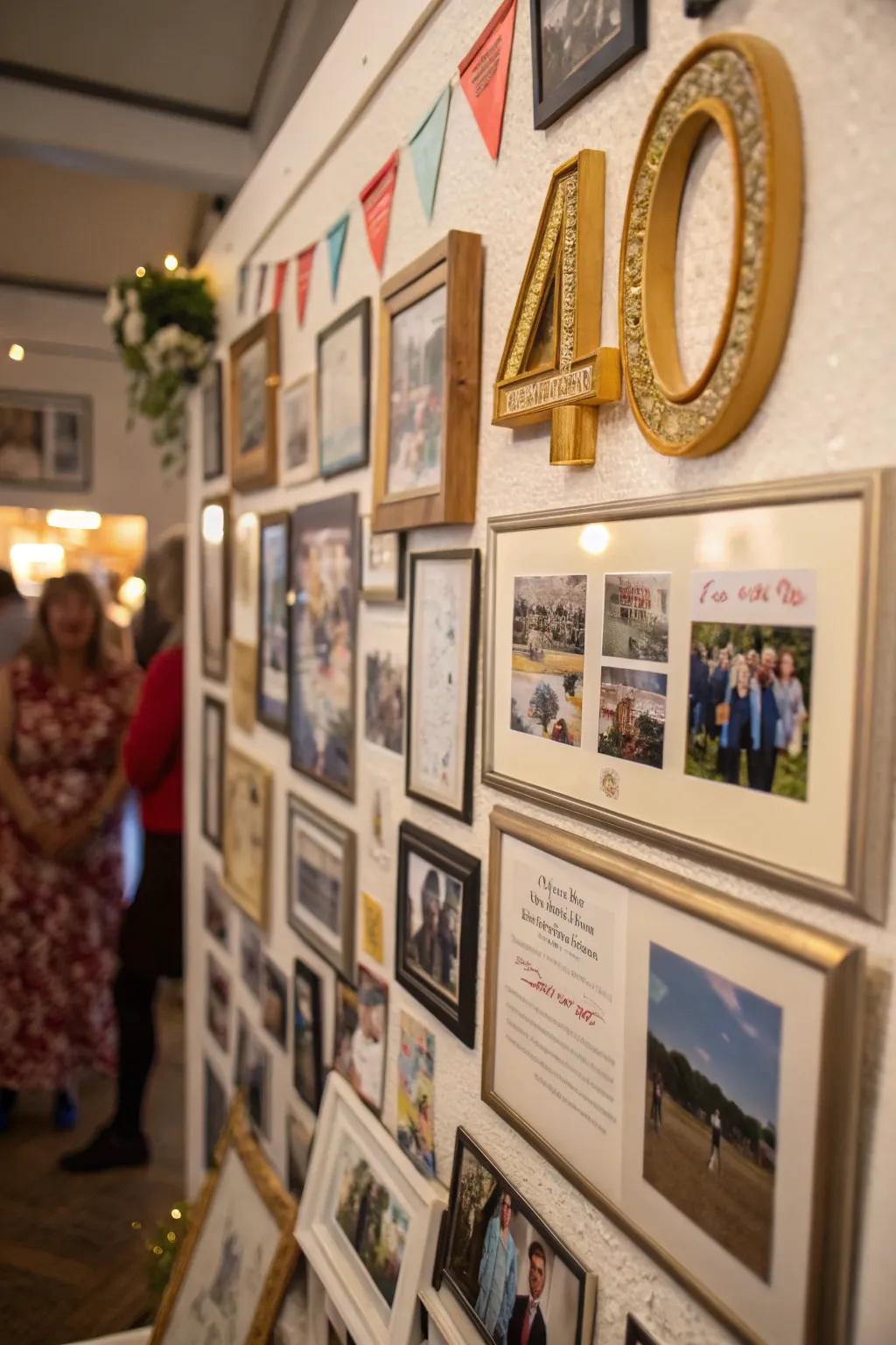 Celebrate life’s precious memories with a heartfelt photo display.