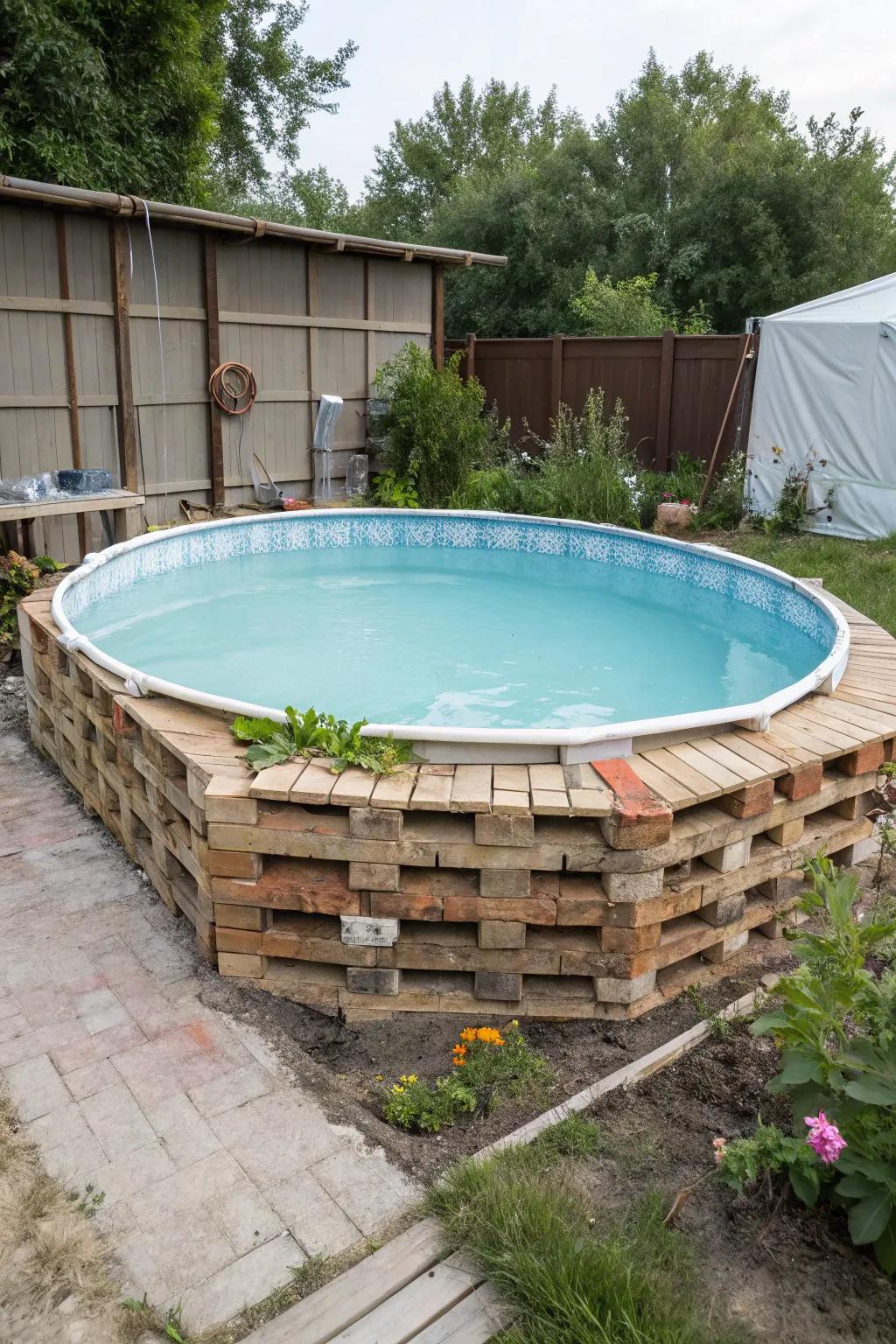Reclaimed goods add a touch of eco-friendly style.