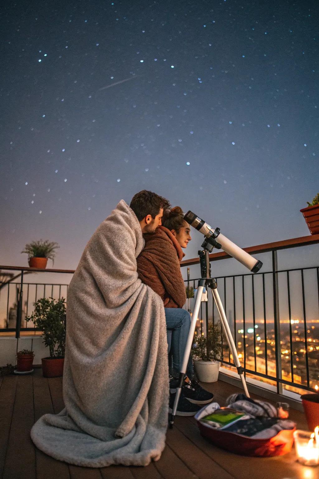 Share a magical evening under the stars without stepping out.