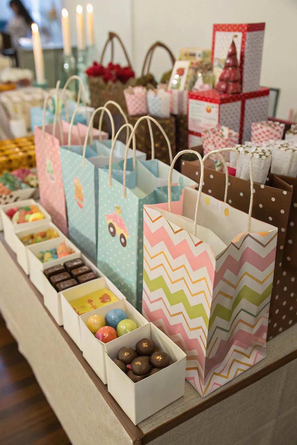 Thoughtful party favors that guests will adore.