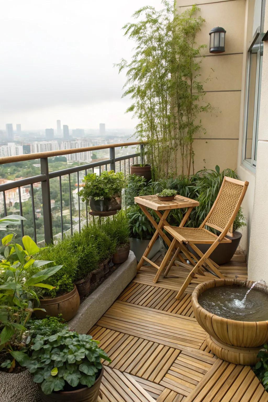 Bamboo flooring offers a sustainable and natural look, perfect for eco-friendly spaces.