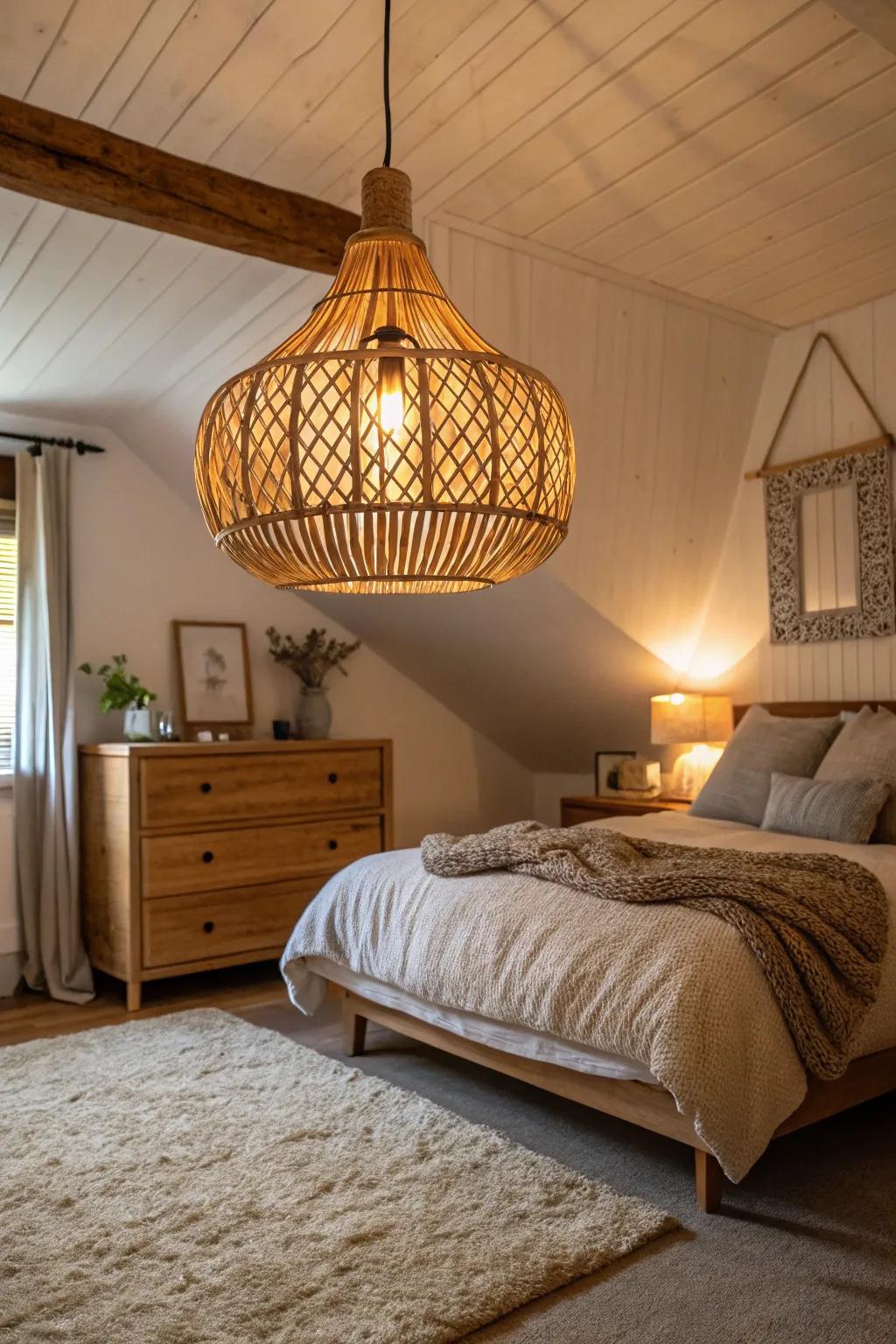 Noteworthy illumination contributes artful lighting.