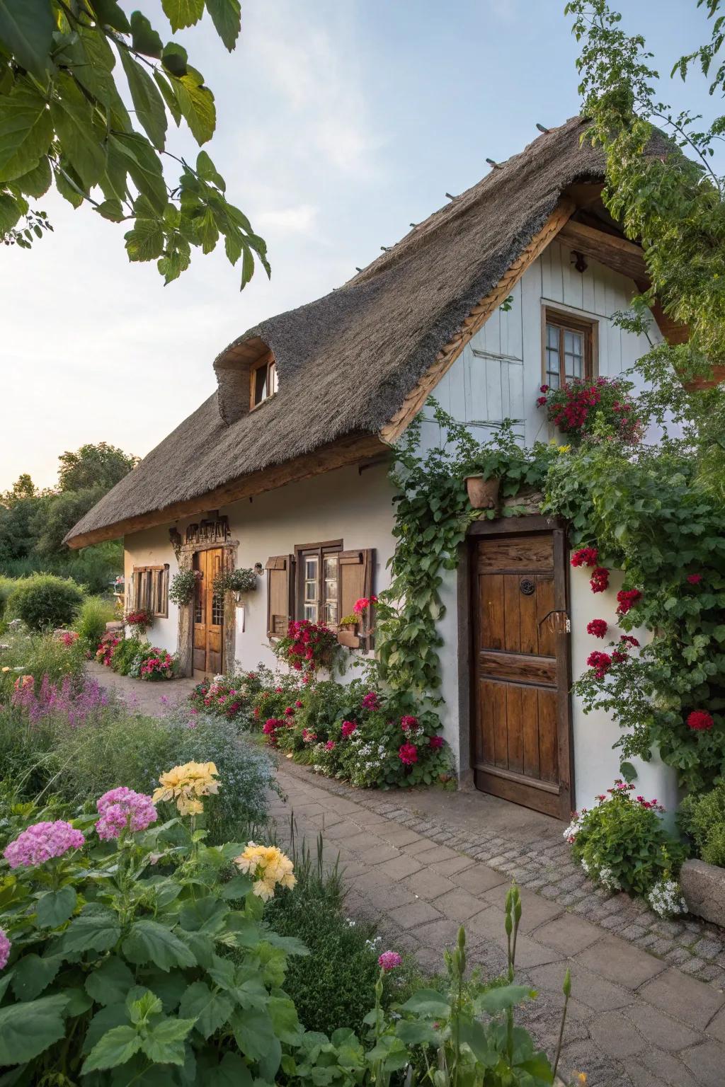 Cottage barns offer charm and a cozy atmosphere.