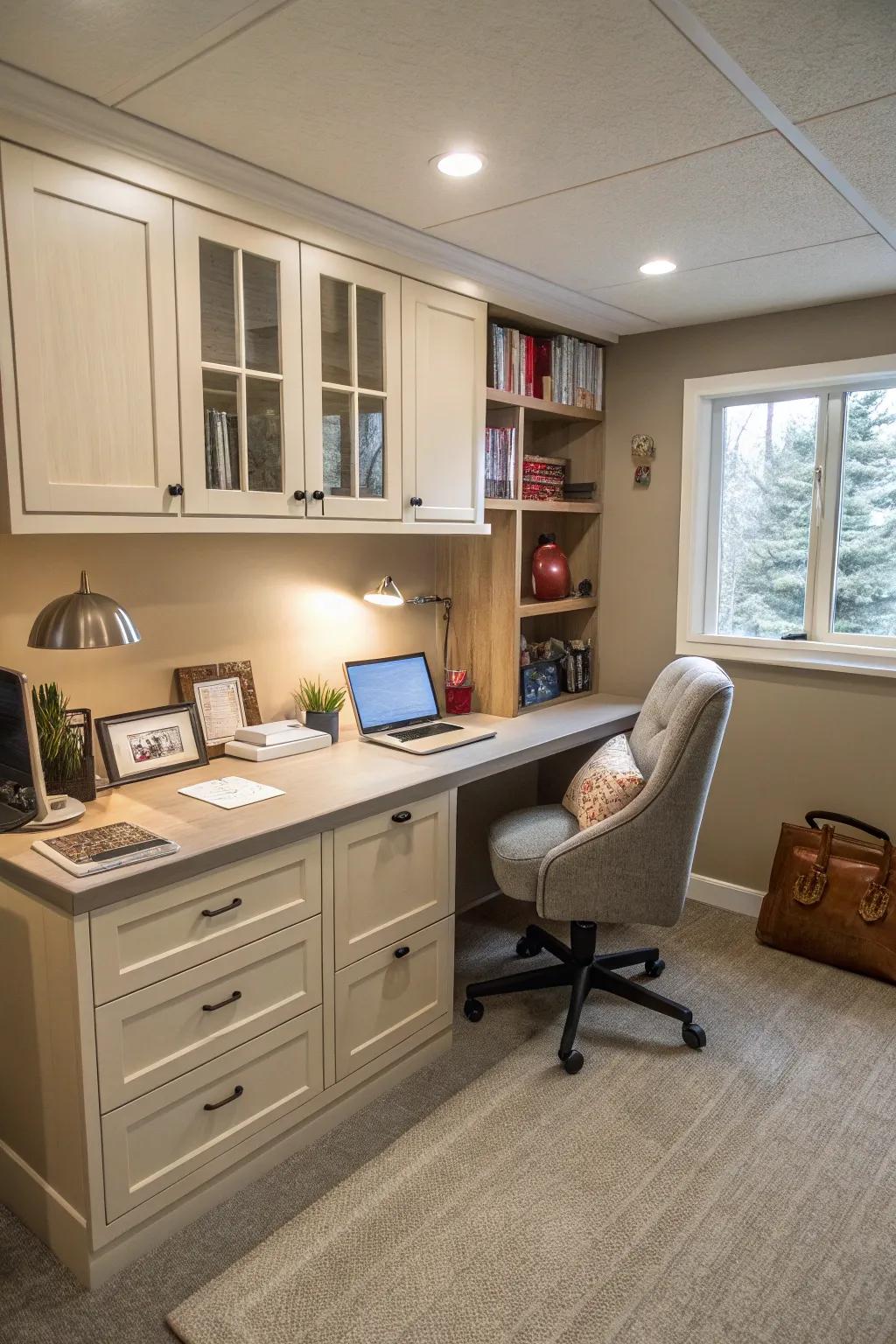 A home office makes you more productive and comfortable.