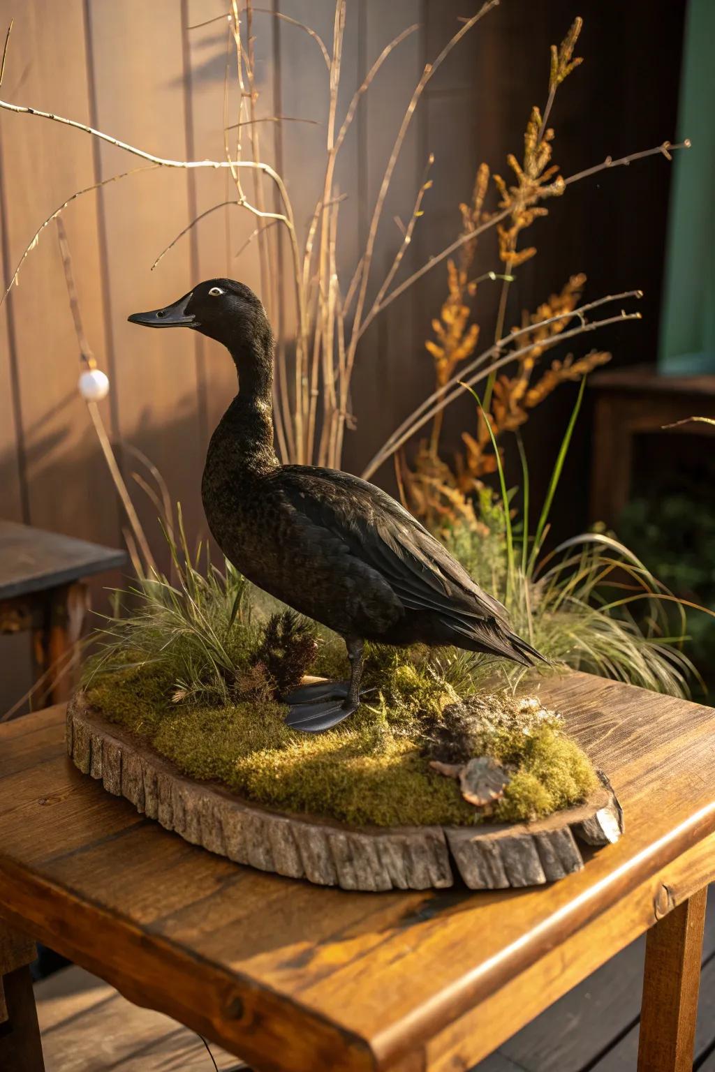 A sablefowl with natural stuff for a real feel.