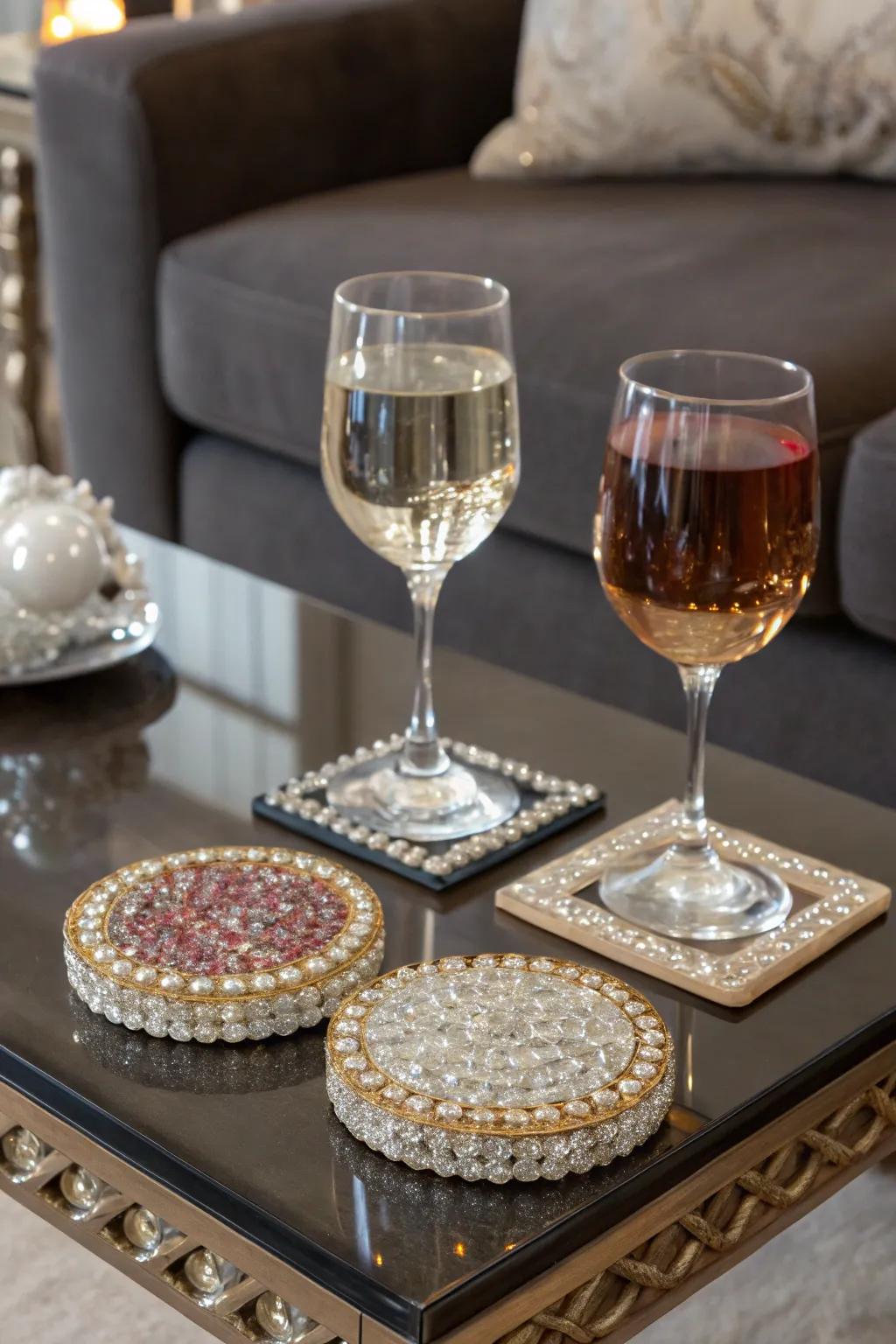 Coasters that pair practicality with flair.